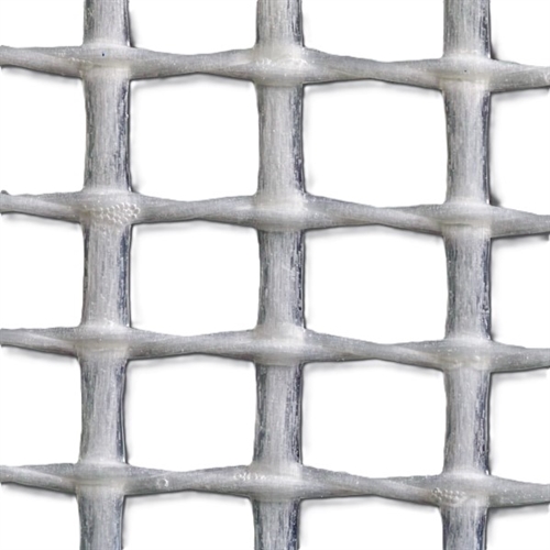Close-up af masker i armeringsnet